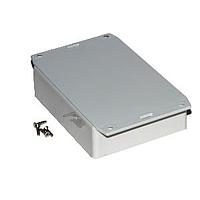 Hammond Manufacturing 1591GF2SGY Flanged Enclosure ABS w/Bottom Flange 4.8x3.7x1.2" Grey