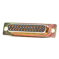 ITT Cannon DBMM25SE D-Sub Standard Connectors DSUB 25 F PCB STR G50 ZINC