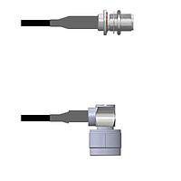 Amphenol Custom Cable Q-1X02F0008018i RF Cable Assemblies N-SJB/N-RP RG58 18I