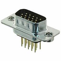 NorComp 780-M15-113R011 High Density D-Sub Connectors IP67,15P HD M VERT NI W/CLINCH NUT 1