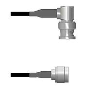 Amphenol Custom Cable Q-0E02N0008024i RF Cable Assemblies BNC-RP/N-SP RG58 24I
