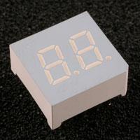 Kingbright DA03-11EWA Numeric Display HI EFF RED DIFFUSED 2 DIGIT