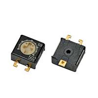 Ohmite SMUB105PET Sealed Cermet Trimmers 0.125W 50 ohm 20% Single-Turn Trimmer
