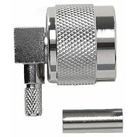 Pomona Electronics 73049 Connectors N RIGHT-ANGLE PLUG, 50 OHM, CRIMP TYPE, RG55, 142, 223