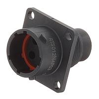 Amphenol SINE Systems RTS012N4P03 Connectors RCP SQ FL 4POS SZ 12 PIN SEAL