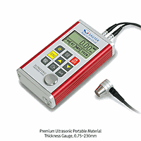 SAUTER TU230.0.01US Thickness gauge, Ultrasonic, Premium, 1.2~200mm/230mm, [d]0.01mm/0.1mm