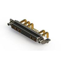 EDAC 630-17W5250-3T5 Mixed Contact D-Sub Connectors Right-angle Power Combo D-Sub Connector