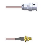 Amphenol Custom Cable Q-0I02U0001048i RF Cable Assemblies BNC-SP/SMA-SJB G178 48I