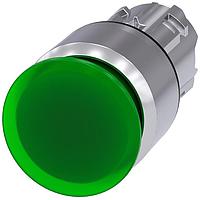 SIEMENS A6X30139779 Mushroom ILLUM. MUSHROOM PUSHBUTTON. 30MM. GREEN