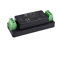 CUI Inc PQAE50-D24-S15-D Isolated 15 Vdc, 3.33 A, 50 W, 18-36 Vdc Input Ra