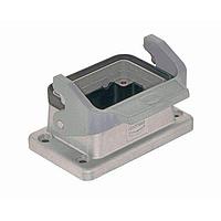 HARTING 9628060315 Housings 6B EMC Bulkhead Rear Fit Housing, Single Lever, with frame