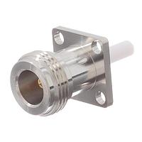 Amphenol RF 172224-22 Connectors N PNL RCPT EXT TFE .590-.645