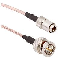 Amphenol RF 095-850-201-180 RF Cable Assemblies 1.0/2.3 Strt Plg to BNC Strt Plg 180in