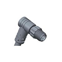 Amphenol LTW 8HP-05AMMM-SR7A05 Sensor Cables / Actuator Cables M Series Sensor Connector, Guided M8, Plastic, 3A+1.5A, 05 pins, Male Connector, Male Contact, Right Angle, Screw Thread, Overmolded, Length 5000mm, IP67