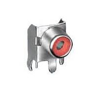 Keystone Electronics 587 RCA Phono Connectors WH Snapfit 90deg PC .465x.571x.328