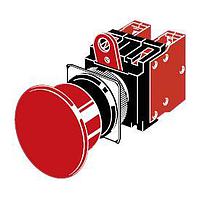 Omron Automation and Safety A22EL-M-12A-01 Emergency Stop Switches Lighted pushlock turnreset 1NC