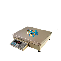 OMEGA CS7600-2 Counting scale (1 x 0.0001 kgf; 8" x 8"; full keyboard functions)