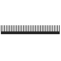 Advanced Thermal Solutions ATS-EXL119-1220-R0 Extrusions PCIe Extrusion Profile, AL6063, 1220mm Length, 95mm Width, 14mm Height