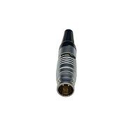NorComp 822B003-173L701 Connectors IP50 Male Push-Pull Cable Mount 3 Position Straight Solder Cup