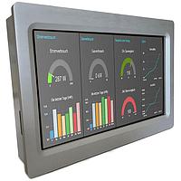 Industrial Shields 003002000200 Industrial Grade Touchberry PI 10.1 4B 2GB RAM Included (Panel PC Industrial EMC Aluminum - Raspberry PI 4B 2GB RAM Included + 16Gb uSD Card without OS)
