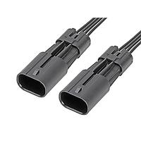 Molex 45146-0401 Discrete Wire Squba OTS Cable Plug SR 150mm 4Ckt BLK
