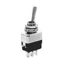 APEM 11139AK Toggle Switches Toggle, Single,S.Lug ON-OFF-ON, Slvr,Sea
