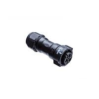 Amphenol LTW CC-03BFFA-QL8LNP Standard Circular Connector X-Lok, Middle Size, Plastic, 20A, 03 pins, Female Connector, Female Contact, Straight, Push Lock, Crimp, Field Installable without Pin, F10.0 - F12.0mm, IP68