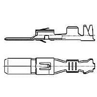 AMP Connectors - TE Connectivity 962909-1 Terminals FLACHSTECKER 4,8MM