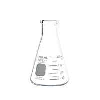 Pyrex 4980-250 Narrow Mouth Erlenmeyer Flasks with Heavy Duty Rim (250ml)