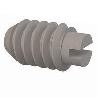 Essentra Components 010440S015 Set Screw Set Screw, Slotted Head, #4-40 Thread, 5/32 Lg