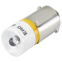 EAO 10-2524.3044 Indicators LED single T3 1/4 BA9s yellow 130V DC 3mA with half-wave rectification