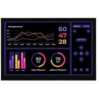 Riverdi RVT101HVHNWCA0 TFT Displays HB, IPS,10.1",aTouch CG, ILI2132, HDMI