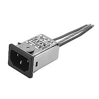 Delta Electronics, Inc. 03GENW3EM-R AC Power Entry Modules IEC Conn Filter, Snap-In, Single, 250VAC, 3A, N/A-Wire, Bleed Resistor, Medical