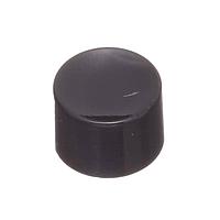 E-Switch 700C2BLK Button .368" RN BK CAP
