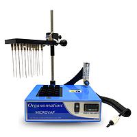Organomation 15 Position MICROVAP Nitrogen Evaporator (Dry Block; 25.4 x 31.75 x 43.18 cm; 15 sample plates)