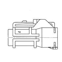 Yazaki 7123422030 Housings CONN 2P 375 Y BLK