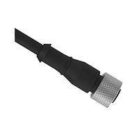 Banner Engineering MQDC-606 Sensor Cables / Actuator Cables Cordset: Single Ended M12; 6-pin Straight Female; 1.83 m 6x24 Black PVC Jacket; Nickel-Plated Brass Coupling Nut