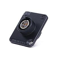 Switchcraft EHT4FBAU Connectors EH MINI XLR 4P F BLK EPOXY HSG GOLD