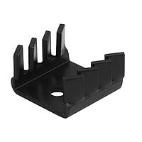 Same Sky (formerly CUI Devices) HSS20-B20-NP Component heat sink, stamping, TO-218/TO-220, 19 x 22 x 11 mm, no pin