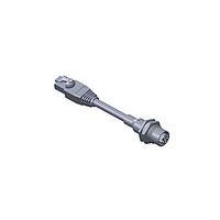 Amphenol LTW MSDS-04PFFJ-SF8C02 Sensor Cables / Actuator Cables M12 Circular Metric Connector, D Code, Metal, 3A, 04 pins, Female Connector, Female Contact, Hexagonal, M16*1.5, Screw Thread, Solder, Receptacle With Cable/Wire, Length 2000mm, IP68 / IP69K