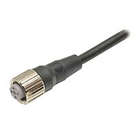Omron Automation and Safety XS2F-M12PVC4S2M Sensor Cables / Actuator Cables PVC 2M Cable 4Core M12 Straight Socket
