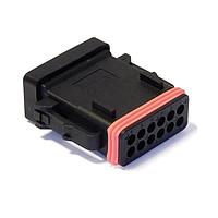 ITT Cannon 132015-0135 Plug Housing CTC 12-WAY PLUG BLACK, W/CAP