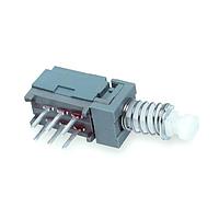 E-Switch PBH2UEENAG1CWHT Standard Switches 100mA 30VDC Latching PC Pin