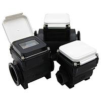 OMEGA FMG813 Battery or DC Powered Plastic Body Electromagnetic Flow Meter (± 1 %, 670 GPM, 3 in, NPT Female, Aluminum, Polyethylene, 3 in, 10 to 30 Vdc, M12 5 pin Male)