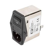 XP Power FFSAS02BFR Inlets EMC FILTER, IEC INLET & LINE FILTER, 2A