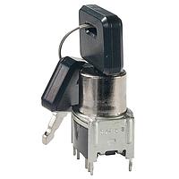 NKK Switches SK15BG13 Keylock Switches ON(ON) 1 POSITON KEY REMOVABLE BRACKET PC