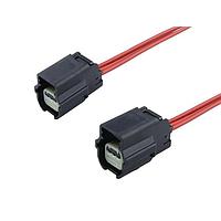Molex 226201-1032 OTS Cable Assembly MX64 Female-to-MX64 Female OTS Cable ASSY 1R 150mm Len Tin Plating 3 CKTS BLK