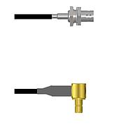 Amphenol Custom Cable Q-0403I0003012i RF Cable Assemblies BNC-SJB/SMB-RJ G174 12I