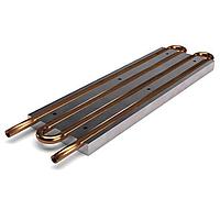 Advanced Thermal Solutions ATS-TCP-1029 Tubed, 4-Pass Cold Plate, Tubed, 4-Pass, Copper Tube, 0.009C/W at 1.0 GPM, 305x100x15mm