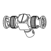 Amphenol RF 000-27750 RF Adapters - Tee BNC TEE 2(M) ENDS & 1(F)